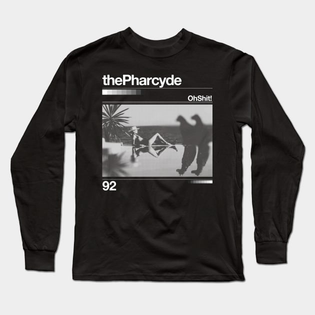 The Pharcyde - Oh Shit! // 80s Vintage Style Artwork Long Sleeve T-Shirt by solutesoltey